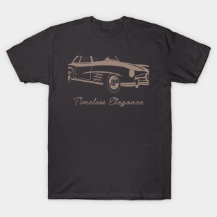 Timeless Elegance Classic Collectable cars Mercedes Benz 300 SLR T-Shirt